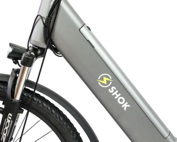 SHOK Nova - Argent, Step-Through City Ebike