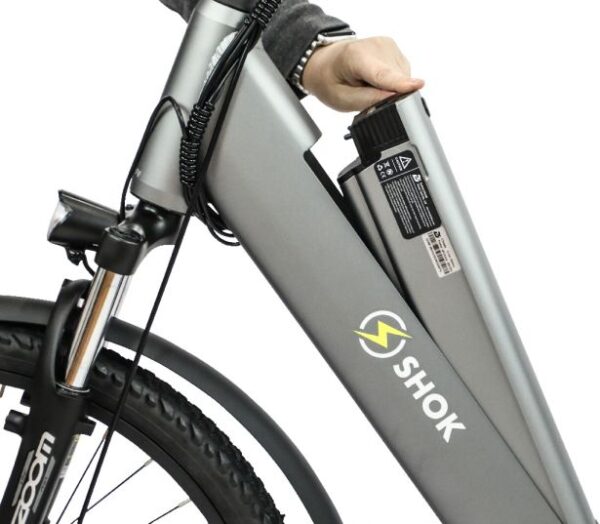 SHOK Nova - Argent, Step-Through City Ebike