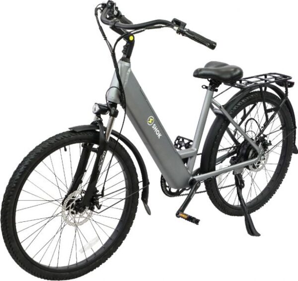 SHOK Nova - Argent, Step-Through City Ebike