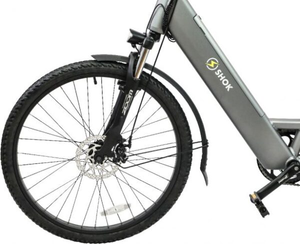 SHOK Nova - Argent, Step-Through City Ebike
