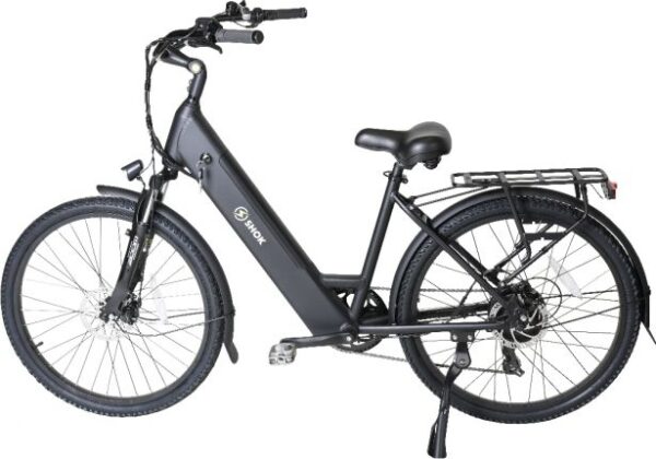 SHOK Nova - Black, Step-Through City Ebike