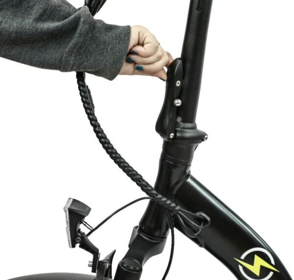SHOK Pulsar - Folding Fat Tire Step Through Ebike