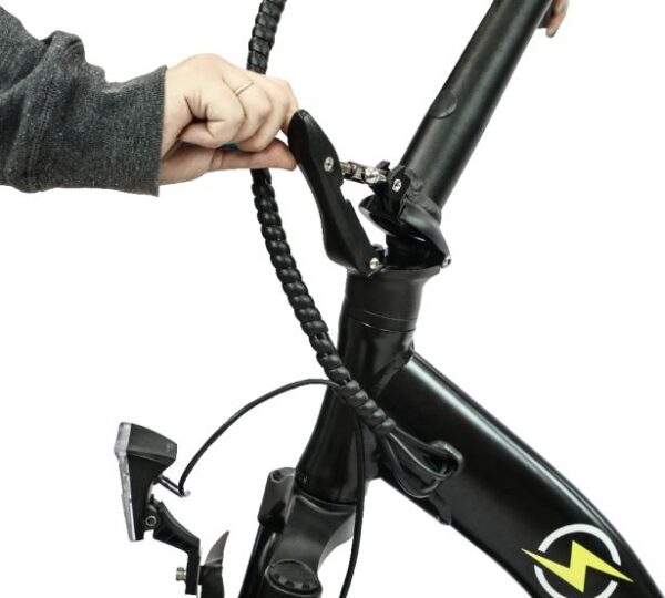 SHOK Pulsar - Folding Fat Tire Step Through Ebike