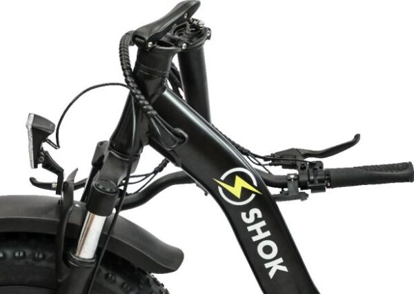 SHOK Pulsar - Folding Fat Tire Step Through Ebike