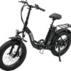 SHOK Pulsar - Folding Fat Tire Step Through Ebike