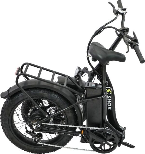 SHOK Pulsar - Folding Fat Tire Step Through Ebike