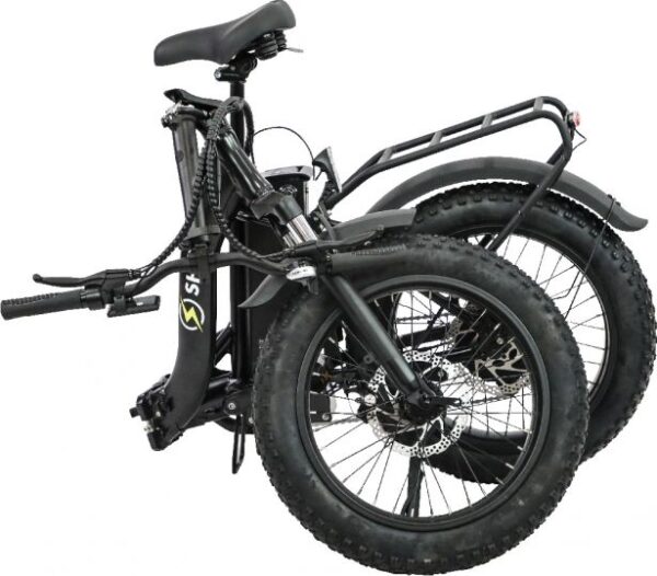 SHOK Pulsar - Folding Fat Tire Step Through Ebike