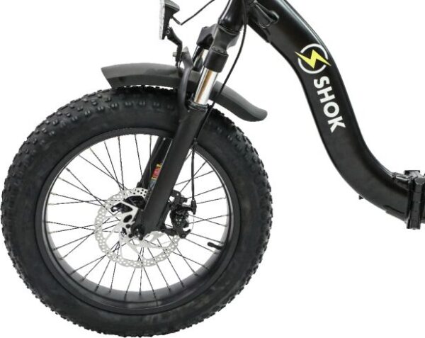 SHOK Pulsar - Folding Fat Tire Step Through Ebike