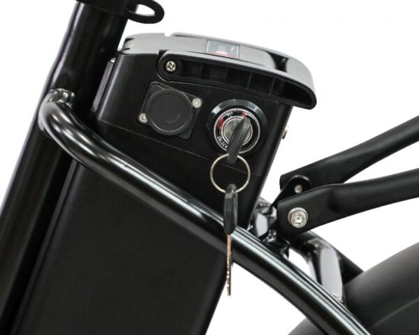 SHOK Pulsar - Folding Fat Tire Step Through Ebike