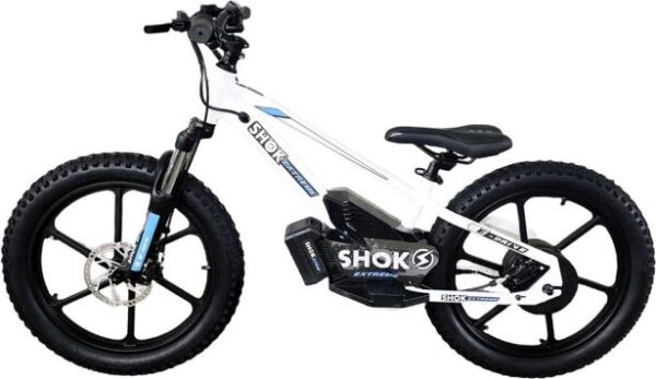 SHOK SX20 - 20" Balance Bike, White & Blue