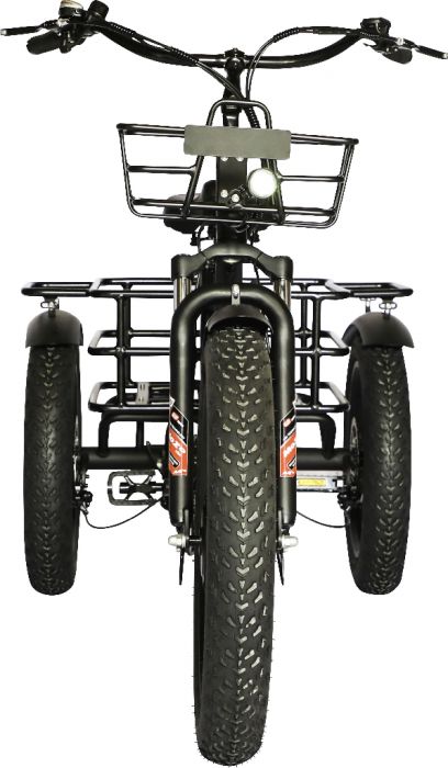 SHOK Triode - Black, 3-Wheel Ebike